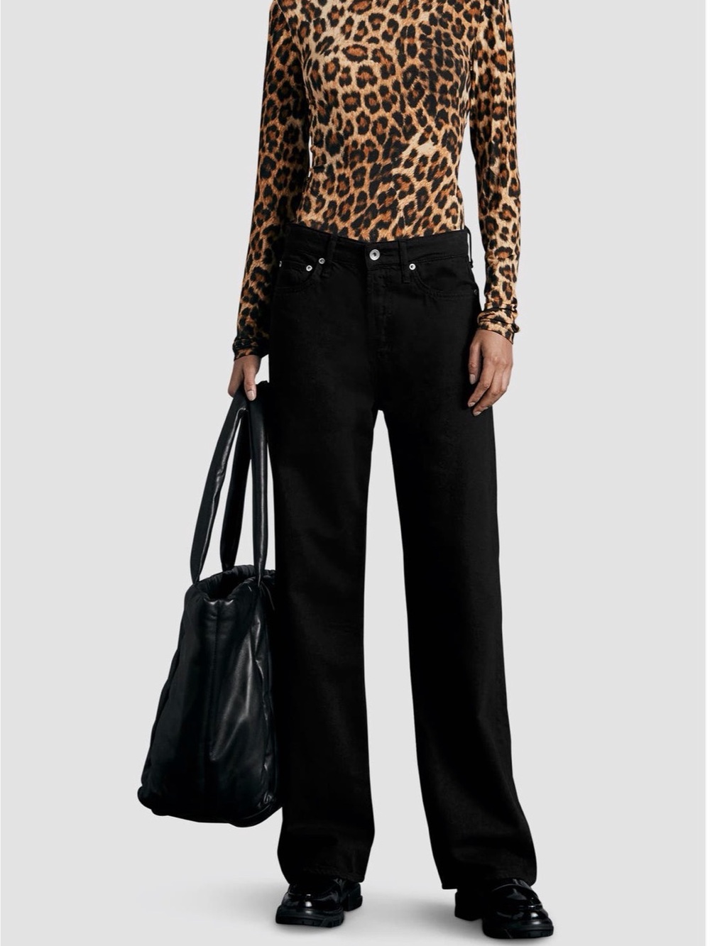 Rag & Bone Featherweight Logan Wide Leg Jeans